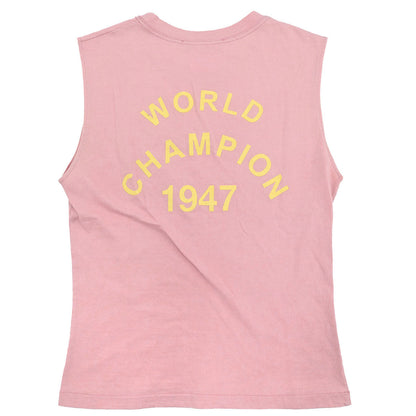 Christian Dior 2002 Tank Top Logo Print Pink #40