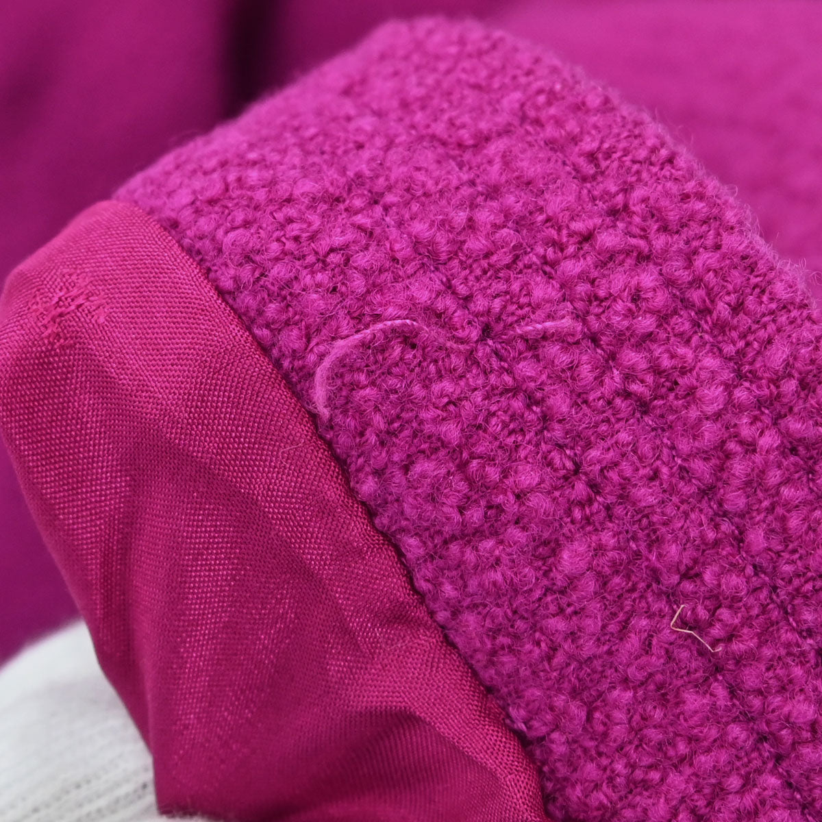 Chanel Collarless Tweed Jacket Pink #38