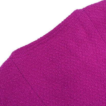 Chanel Collarless Tweed Jacket Pink #38
