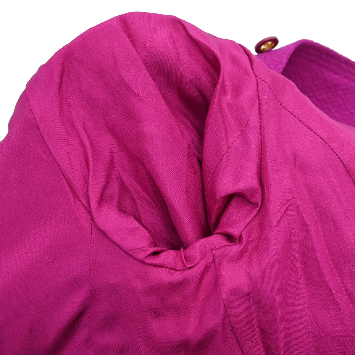 Chanel Collarless Tweed Jacket Pink #38