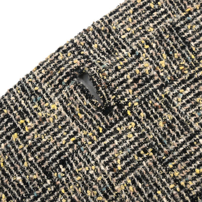 Chanel 1997 Single Breasted Tweed Jacket Brown #38