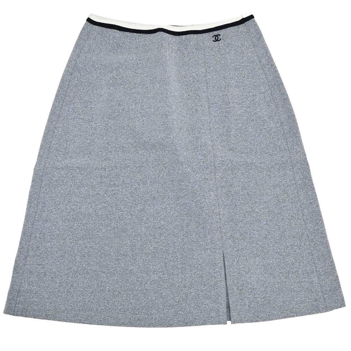 Chanel 1998 Skirt Gray #36