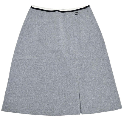 Chanel 1998 Skirt Gray #36