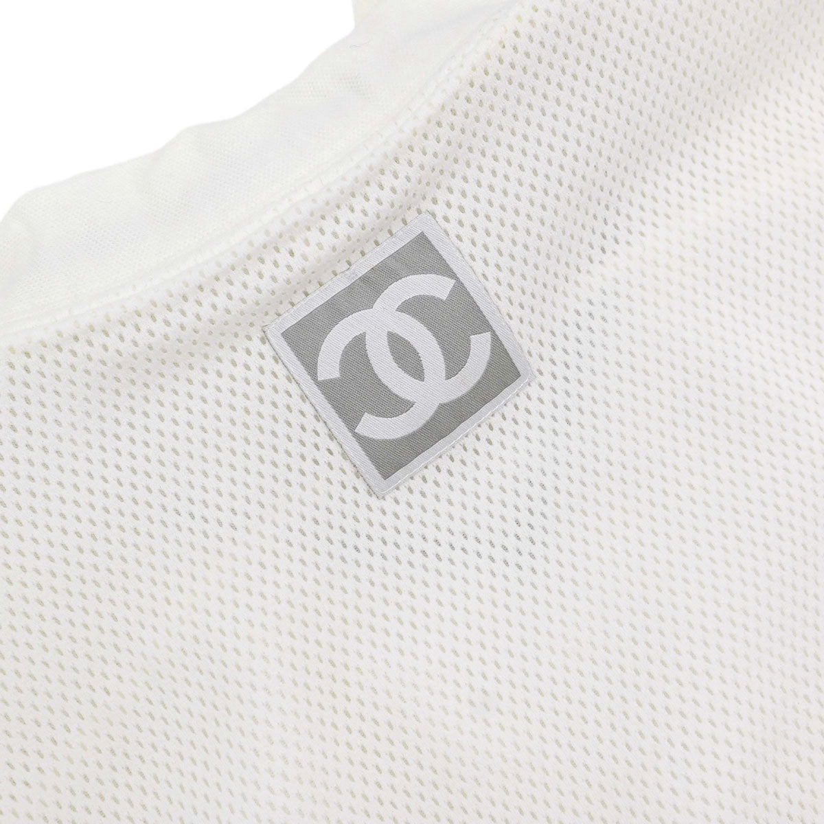 Chanel 2004 Sport Line Short Sleeve Top White #34