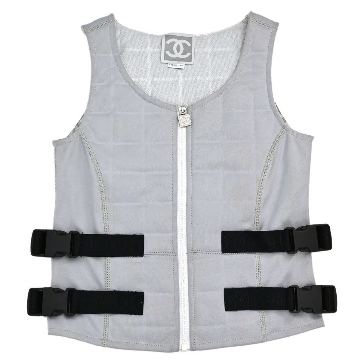 Chanel 2004 Sport Line Vest Gray #38