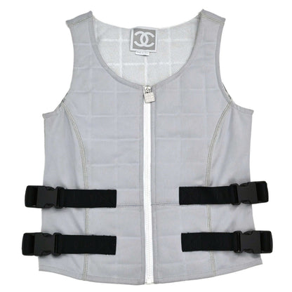 Chanel 2004 Sport Line Vest Gray #38