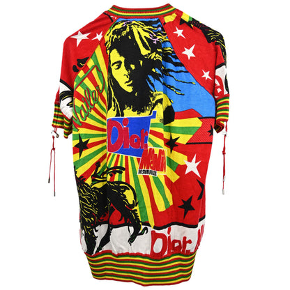 Christian Dior 2004 Dior Mania Short Sleeve Top Rasta-Color #38