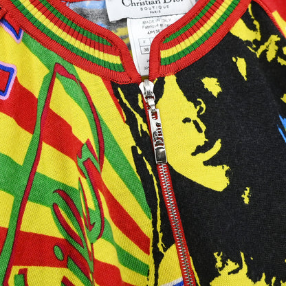 Christian Dior 2004 Dior Mania Short Sleeve Top Rasta-Color #38