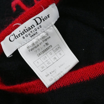 Christian Dior 2002 Short Sleeve Knit Top Black #38