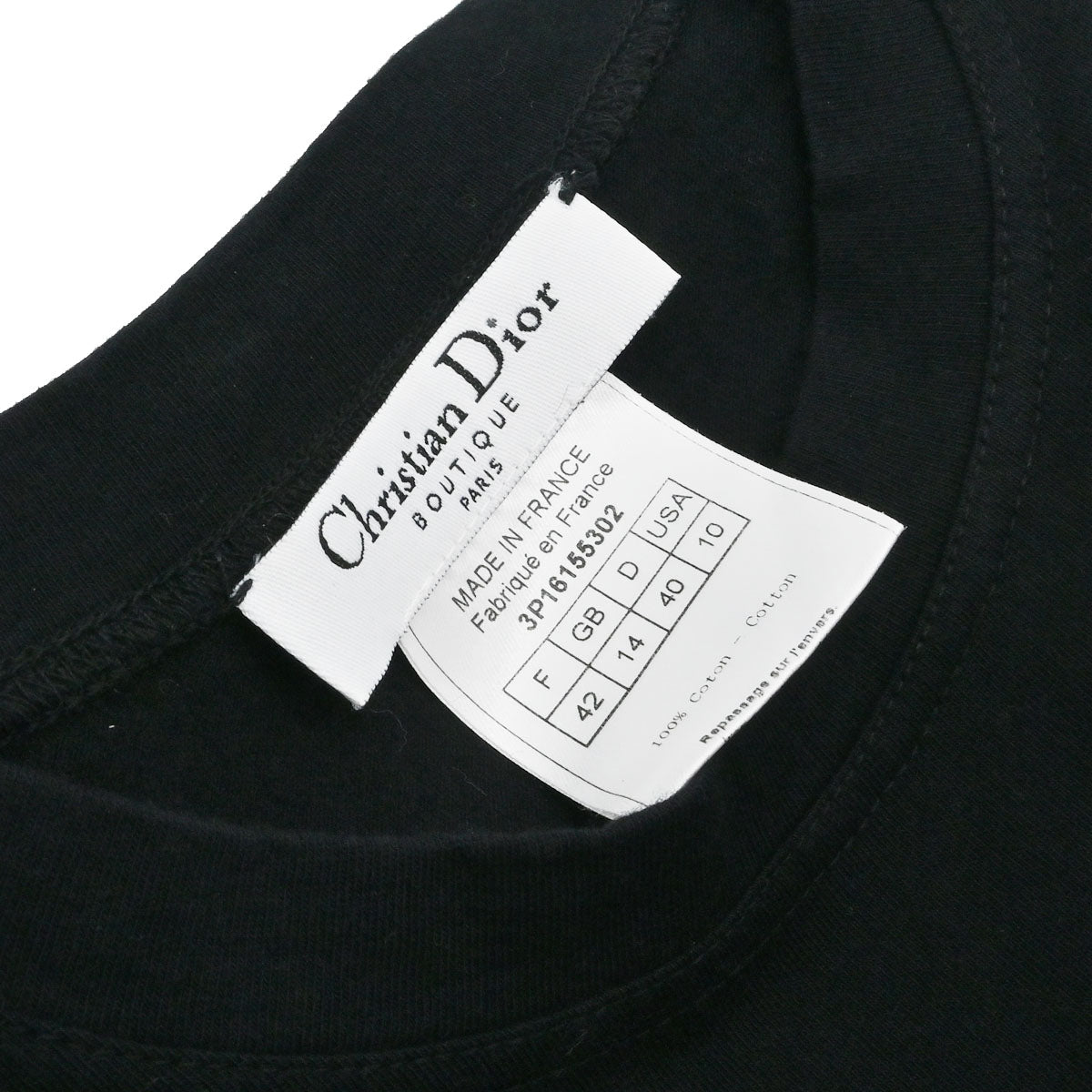 Christian Dior 2003 Sleeveless Tank Top Black #42
