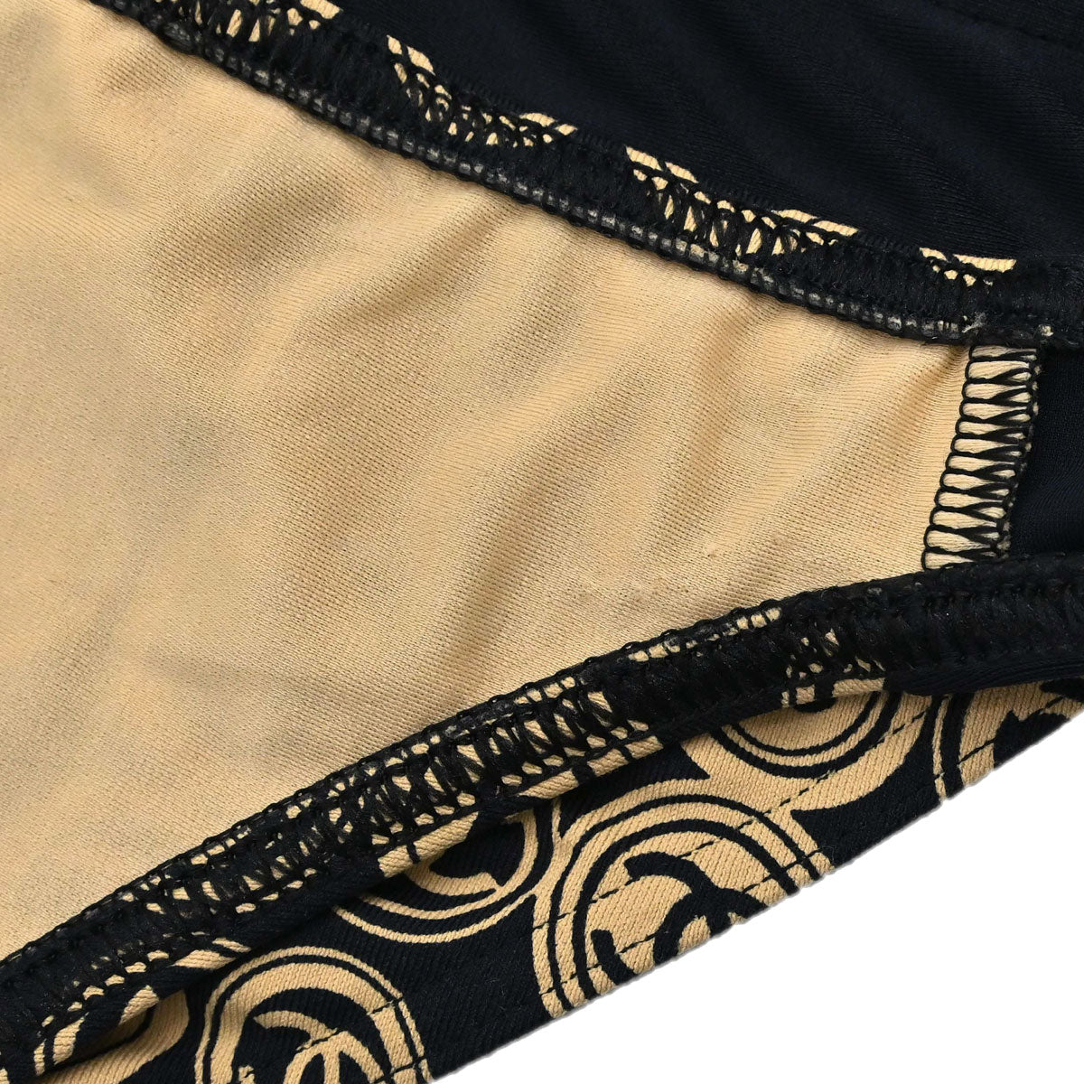 Chanel 2003 Swimwear Swimsuit Beige Black #40