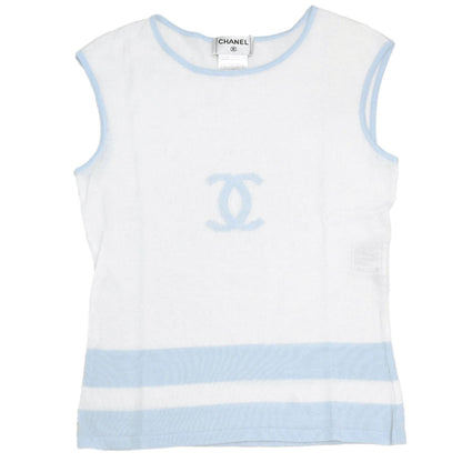 Chanel 2000 Sleeveless Tank Top White #38