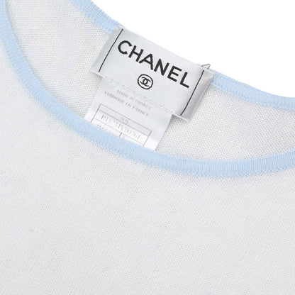 Chanel 2000 Sleeveless Tank Top White #38