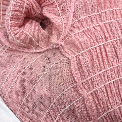 Christian Dior 2003 Short Sleeve Gathered Top Pink #36