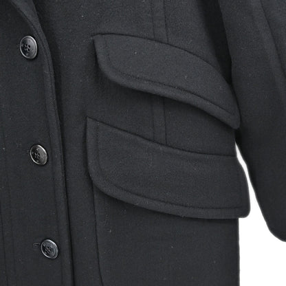 Chanel 1998 Long Coat Black #42