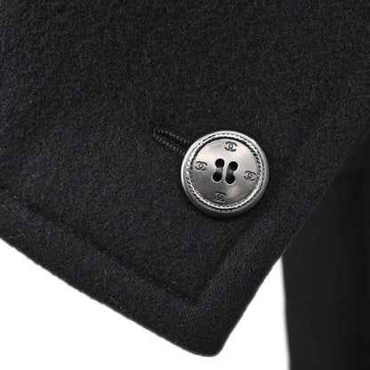 Chanel 1998 Long Coat Black #42