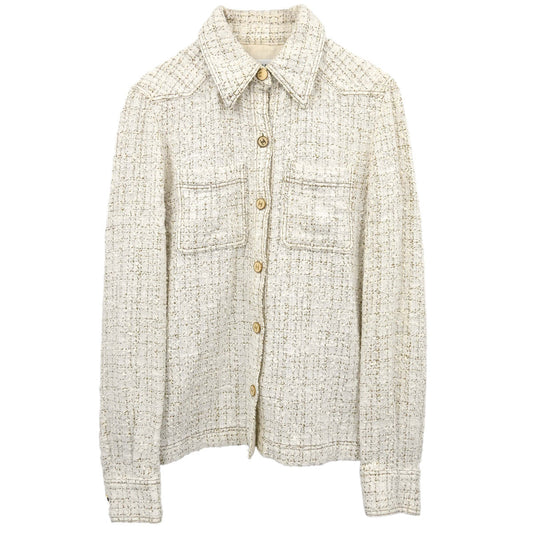Chanel 2001 Tweed Jacket White #38