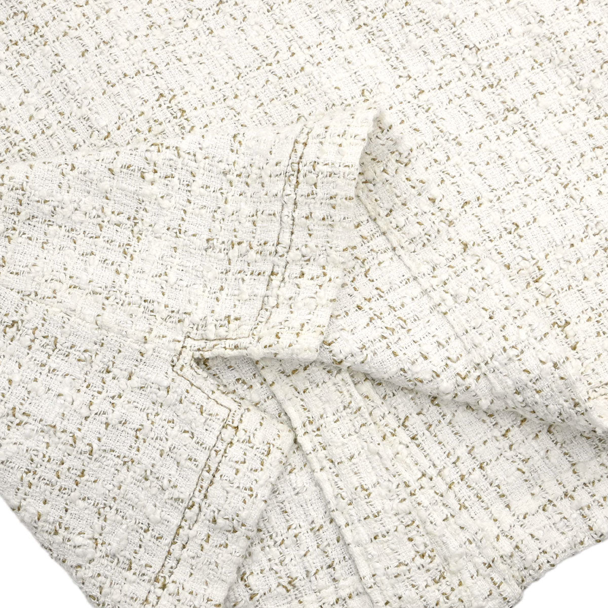 Chanel 2001 Tweed Jacket White #38