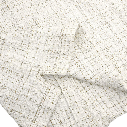 Chanel 2001 Tweed Jacket White #38