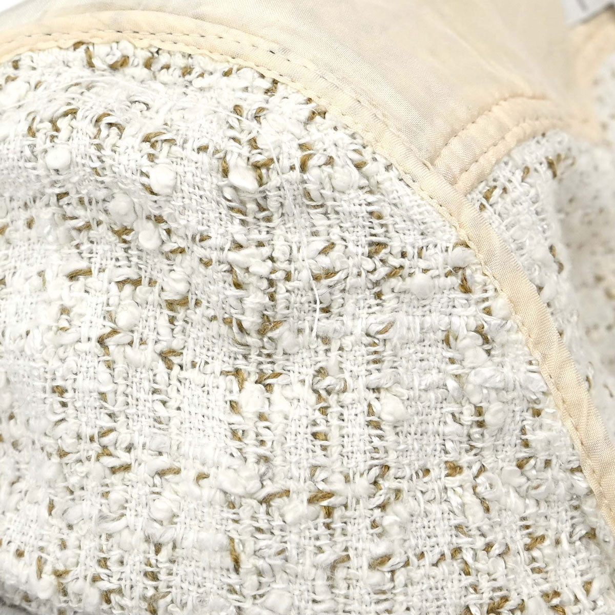 Chanel 2001 Tweed Jacket White #38