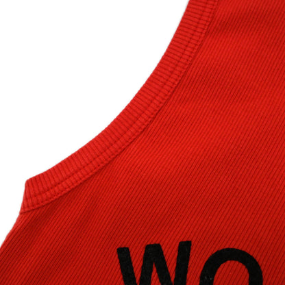 Christian Dior 2003 Logo Tank Top Red #36