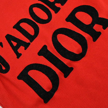 Christian Dior 2003 Logo Tank Top Red #36