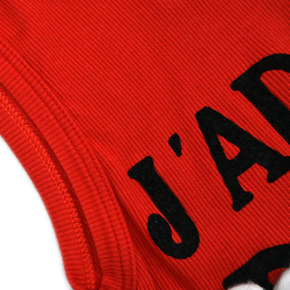 Christian Dior 2003 Logo Tank Top Red #36