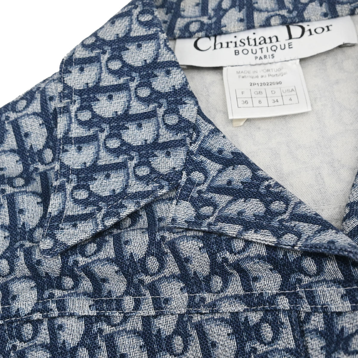Christian Dior 2002 Jacket Trotter Navy #36