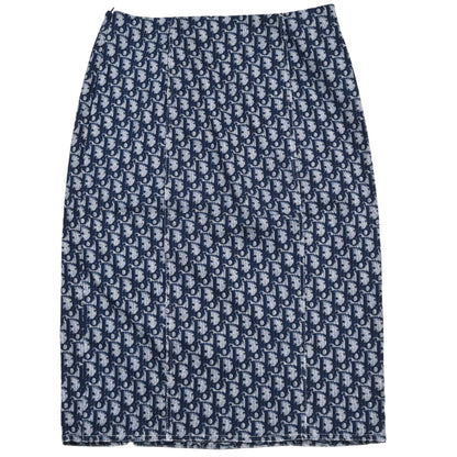 Christian Dior 2002 Skirt Trotter Navy #38