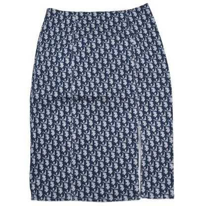 Christian Dior 2002 Skirt Trotter Navy #38