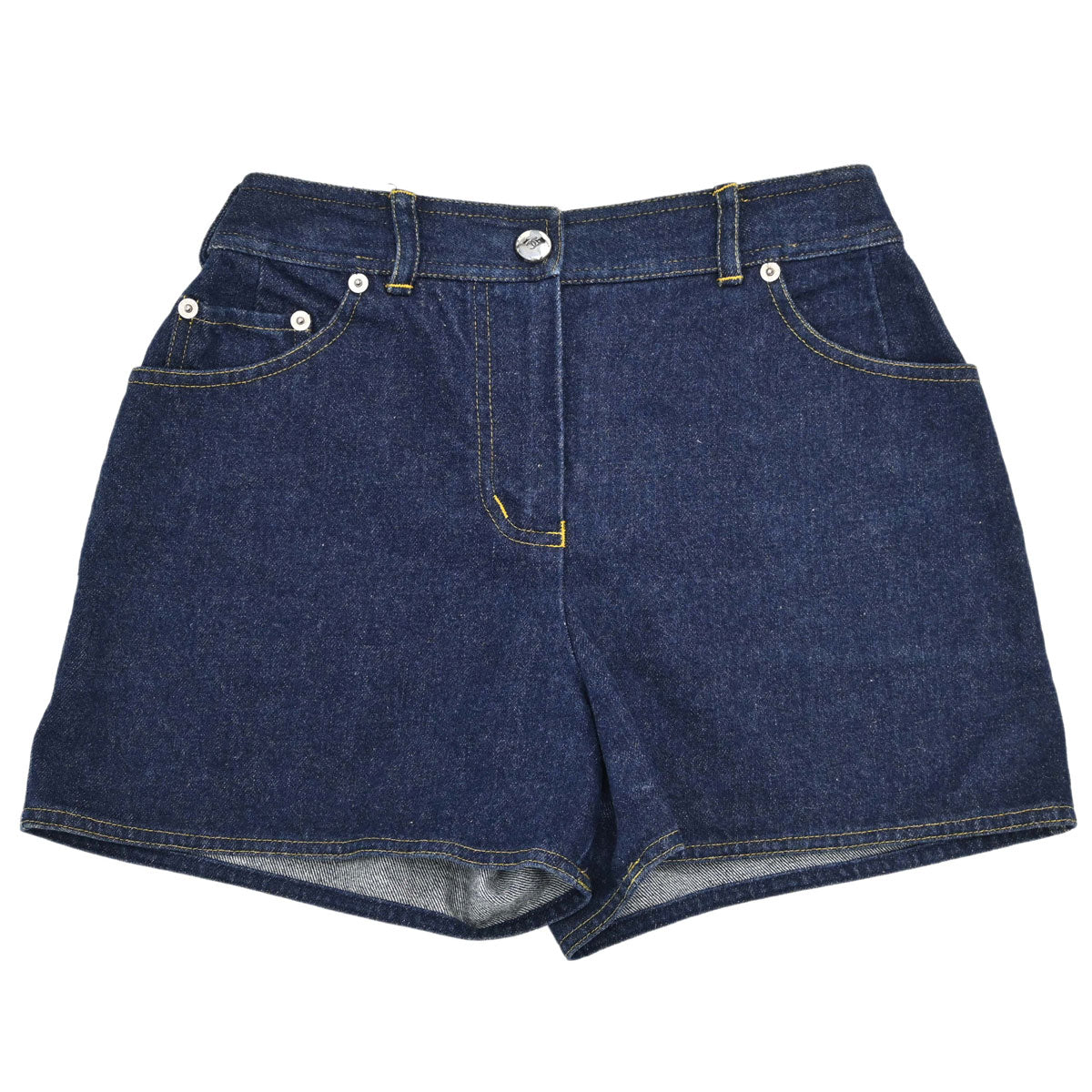Chanel Short Pants Denim Navy #38