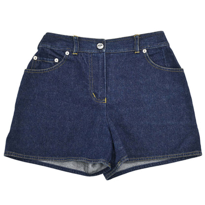 Chanel Short Pants Denim Navy #38