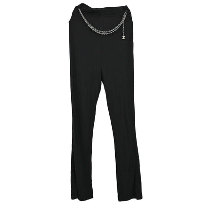 Chanel 1997 Long Pants Chain Black #38