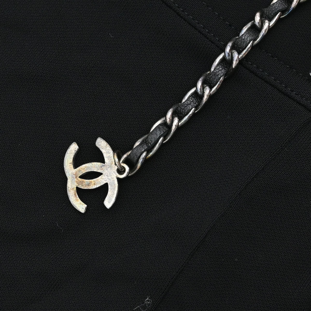 Chanel 1997 Long Pants Chain Black #38