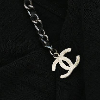 Chanel 1997 Long Pants Chain Black #38