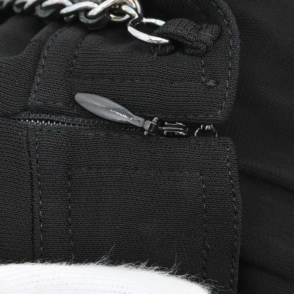 Chanel 1997 Long Pants Chain Black #38