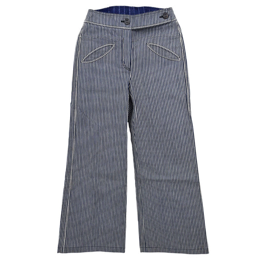 Chanel 2008 Long Pants Striped Navy #34