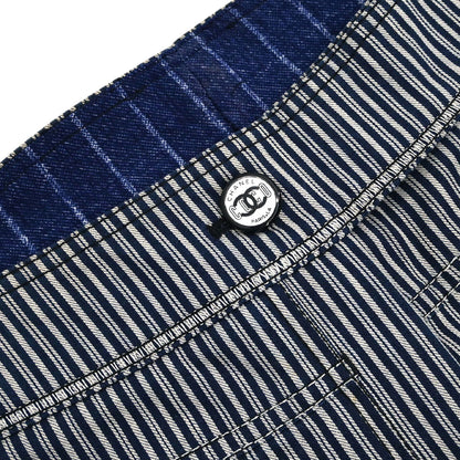 Chanel 2008 Long Pants Striped Navy #34