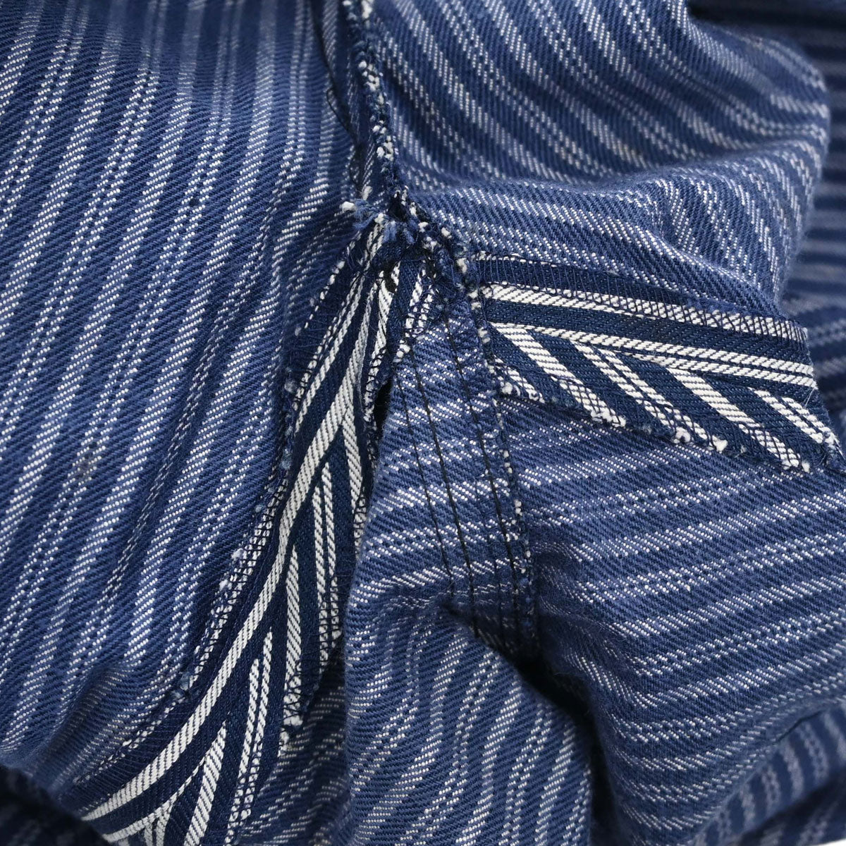 Chanel 2008 Long Pants Striped Navy #34