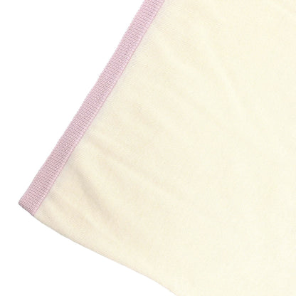 Chanel 2004 Short Sleeve Knit Top Ivory #38