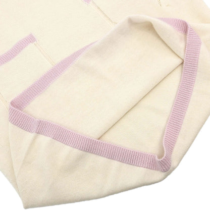 Chanel 2004 Short Sleeve Knit Top Ivory #38