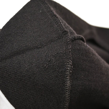 Chanel 2001 Short Sleeve Sweater Knit Top Black #38
