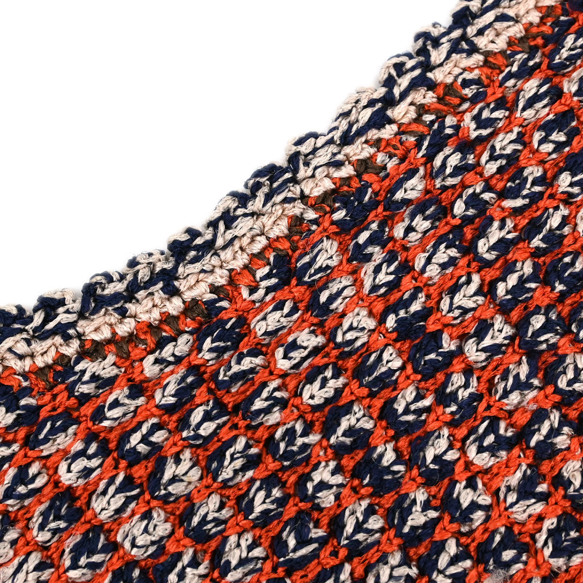 Chanel 2011 Tweed Tank Top Orange Navy #34