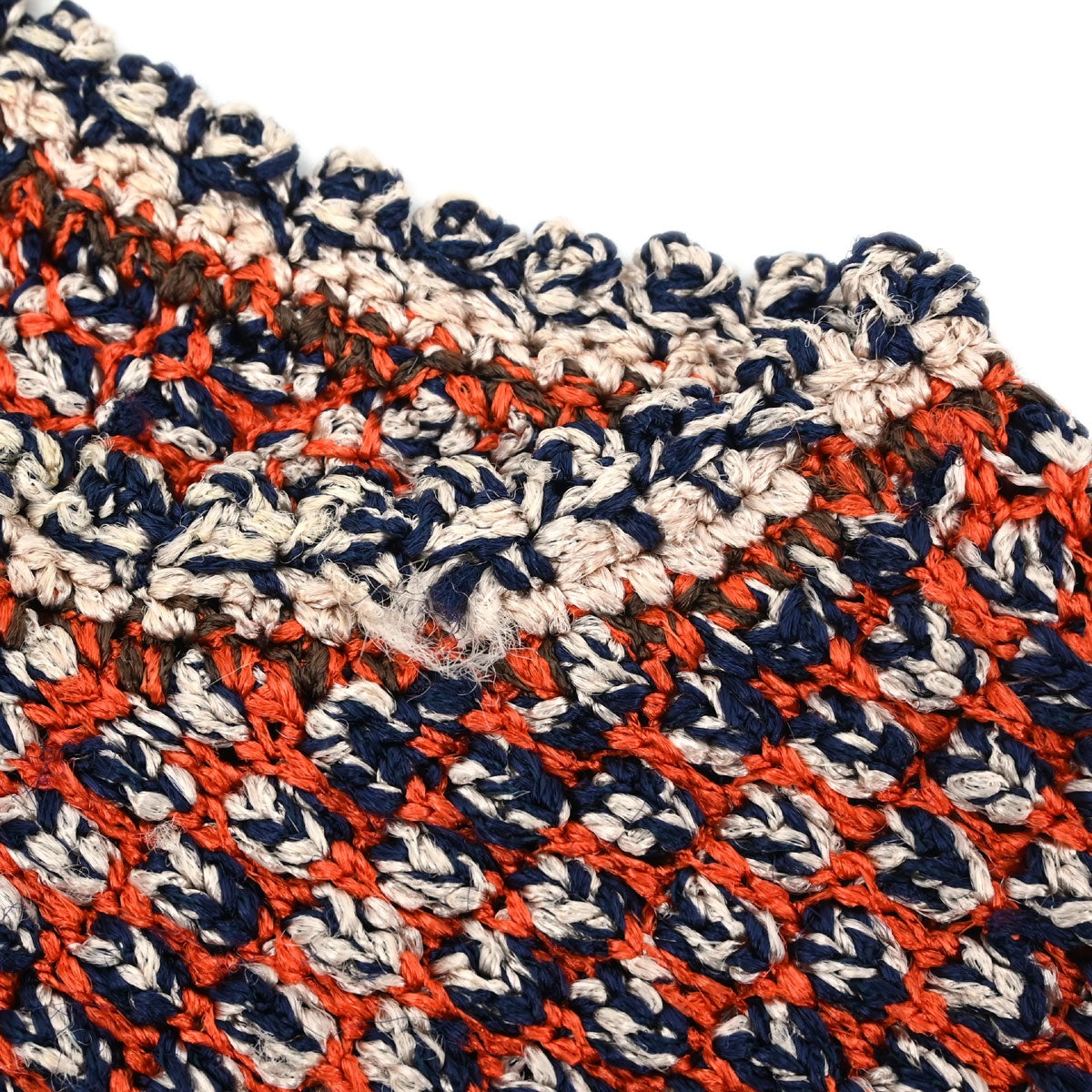 Chanel 2011 Tweed Tank Top Orange Navy #34