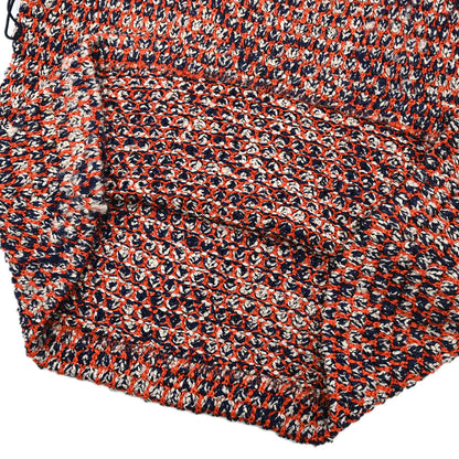 Chanel 2011 Tweed Tank Top Orange Navy #34