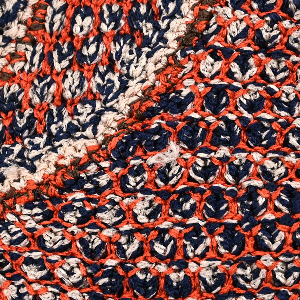 Chanel 2011 Tweed Tank Top Orange Navy #34