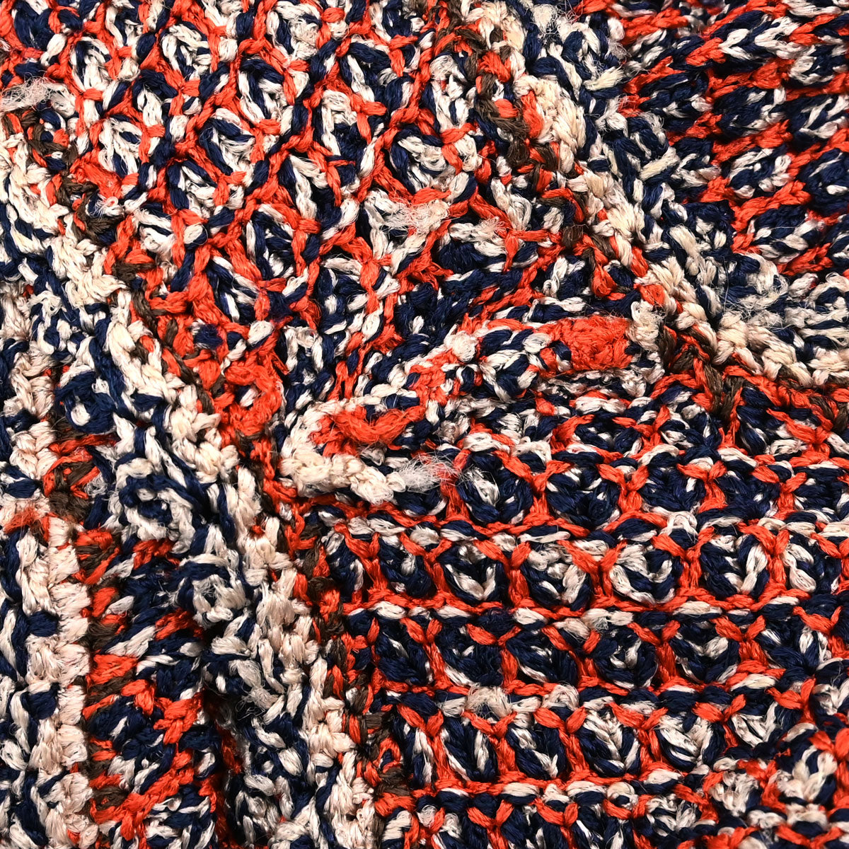 Chanel 2011 Tweed Tank Top Orange Navy #34