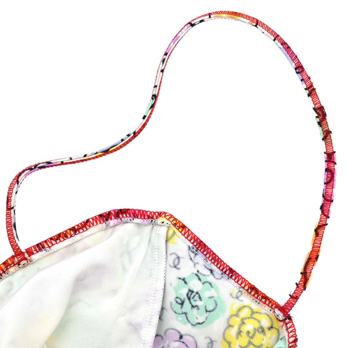 Chanel 2000 Swimwear Swimsuit Floral White #38