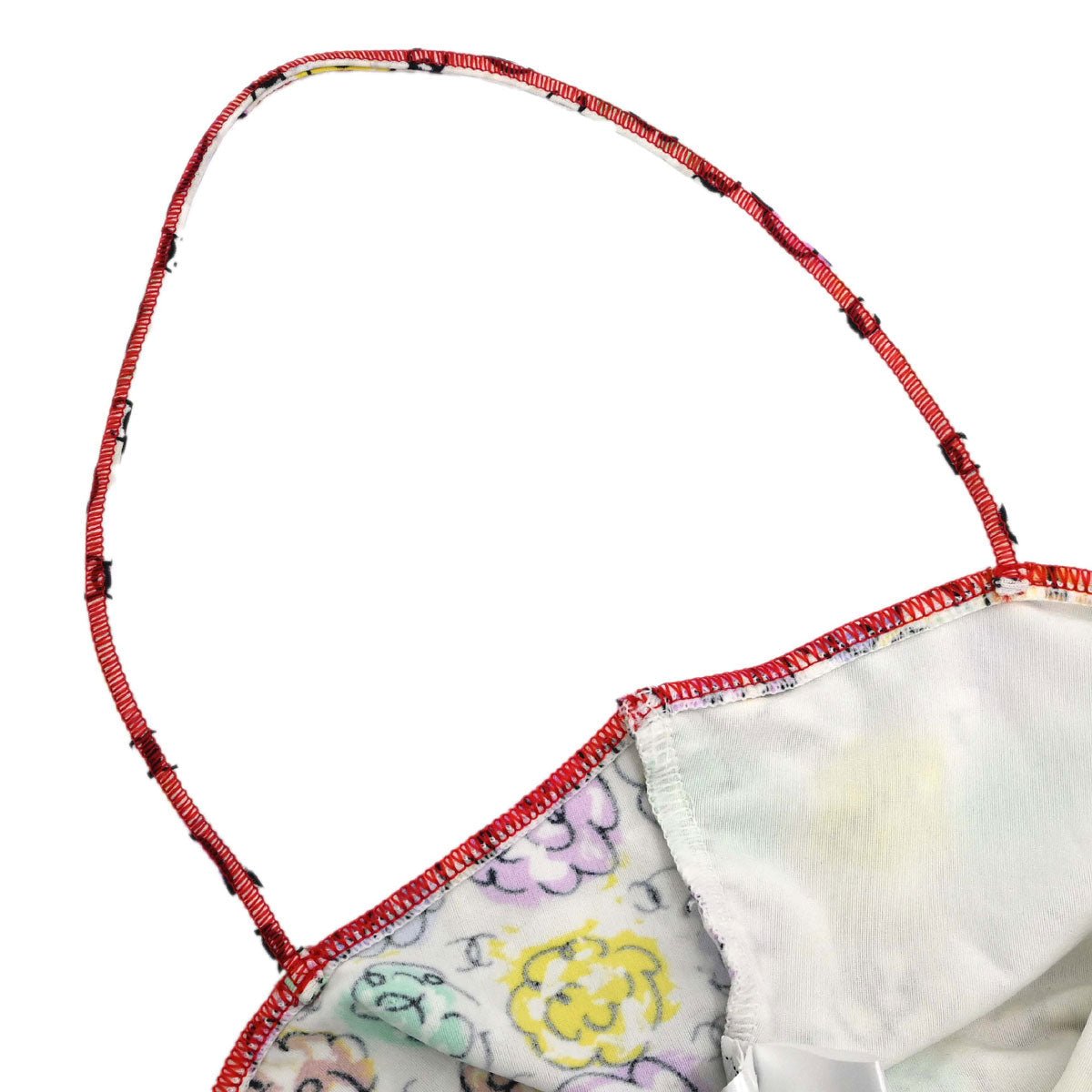 Chanel 2000 Swimwear Swimsuit Floral White #38