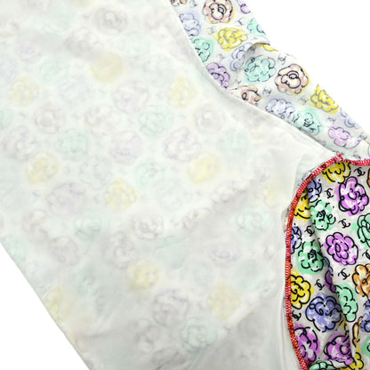 Chanel 2000 Swimwear Swimsuit Floral White #38